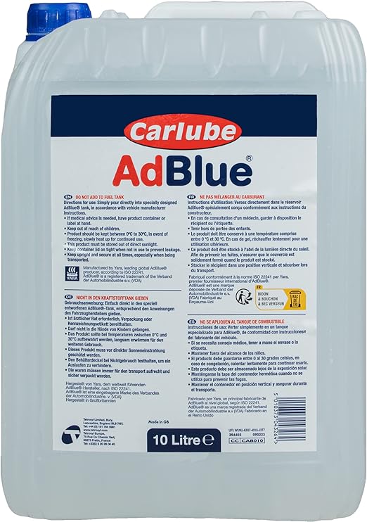 Garrafa de adblue 10l